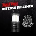 SSAV LED Camping Lantern with Magnetic Base – 360° Bright Light, IP44 Water Resistant (Black, 2 Pack) - Image 5