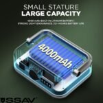 SSAV Rechargeable Magnetic LED Puck Light – 4000mAh Battery, 360° Illumination, Portable Work Light (Black, 1 Pack) - Image 5