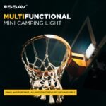 SSAV Rechargeable Magnetic LED Puck Light – 4000mAh Battery, 360° Illumination, Portable Work Light (Black, 1 Pack) - Image 7