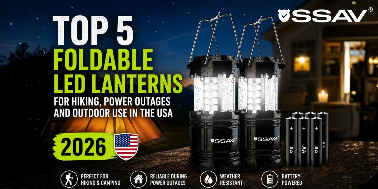 Top 5 Foldable LED Lanterns for Hiking, Power Outages and Outdoor Use in the USA